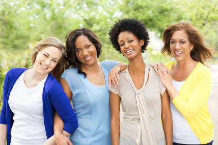 Picture of a group of women smiling