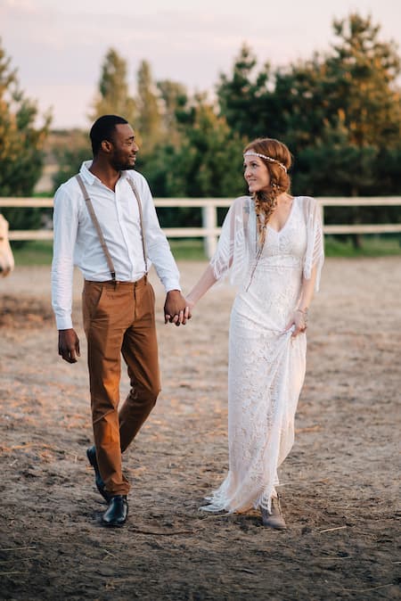 A couple holding hands, understanding each other's love language